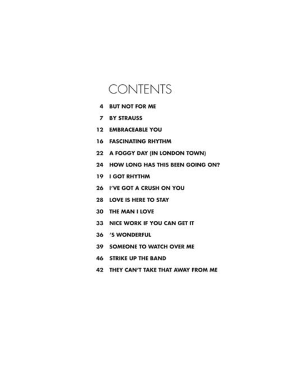 The Gershwin Collection Piano Solo scores gallery preview page 4