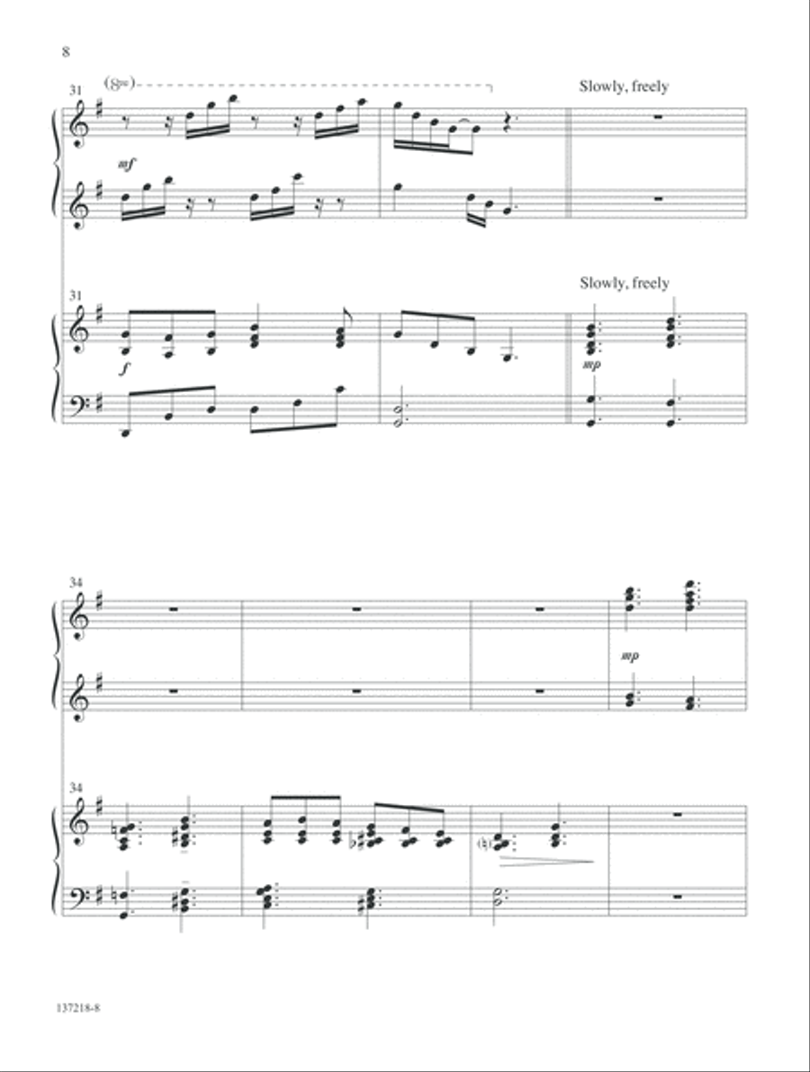 Praise Him! Praise Him! Piano Accompaniment scores gallery preview page 8