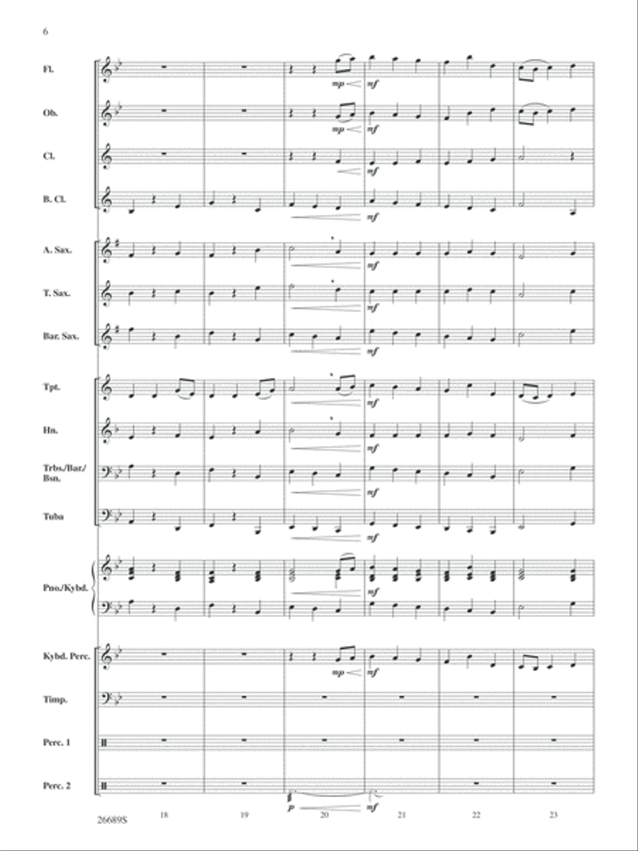 Jupiter (from The Planets): Score Concert Band scores gallery preview page 6