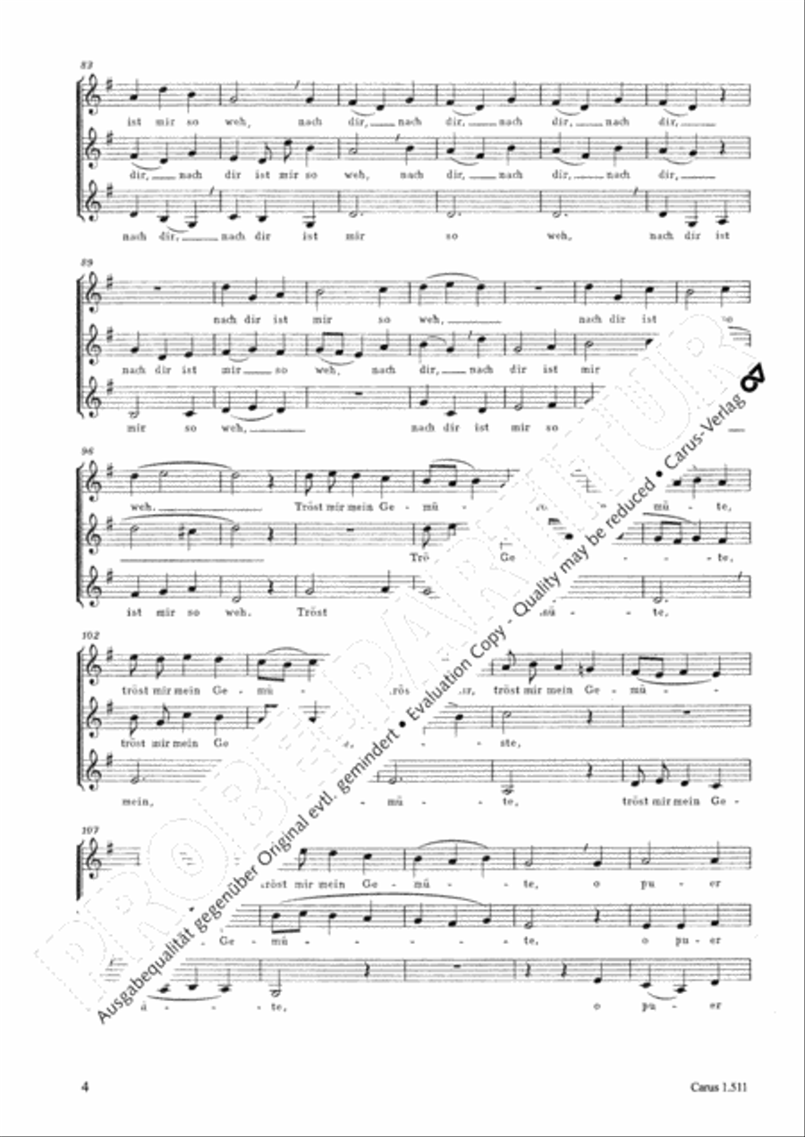 In dulci jubilo (Nun singet und seid froh) 4-Part scores gallery preview page 5