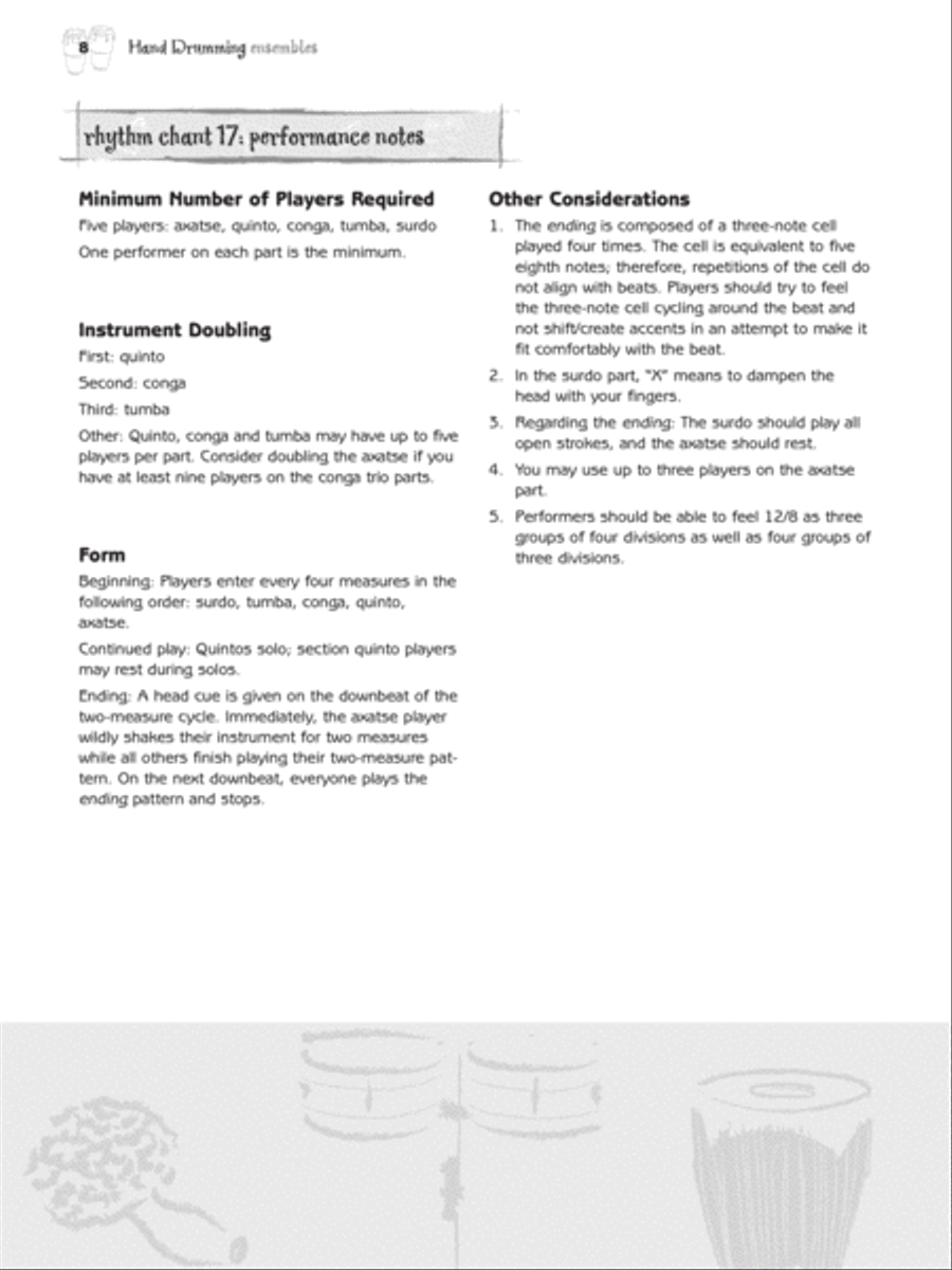Hand Drumming Ensembles Drums scores gallery preview page 8