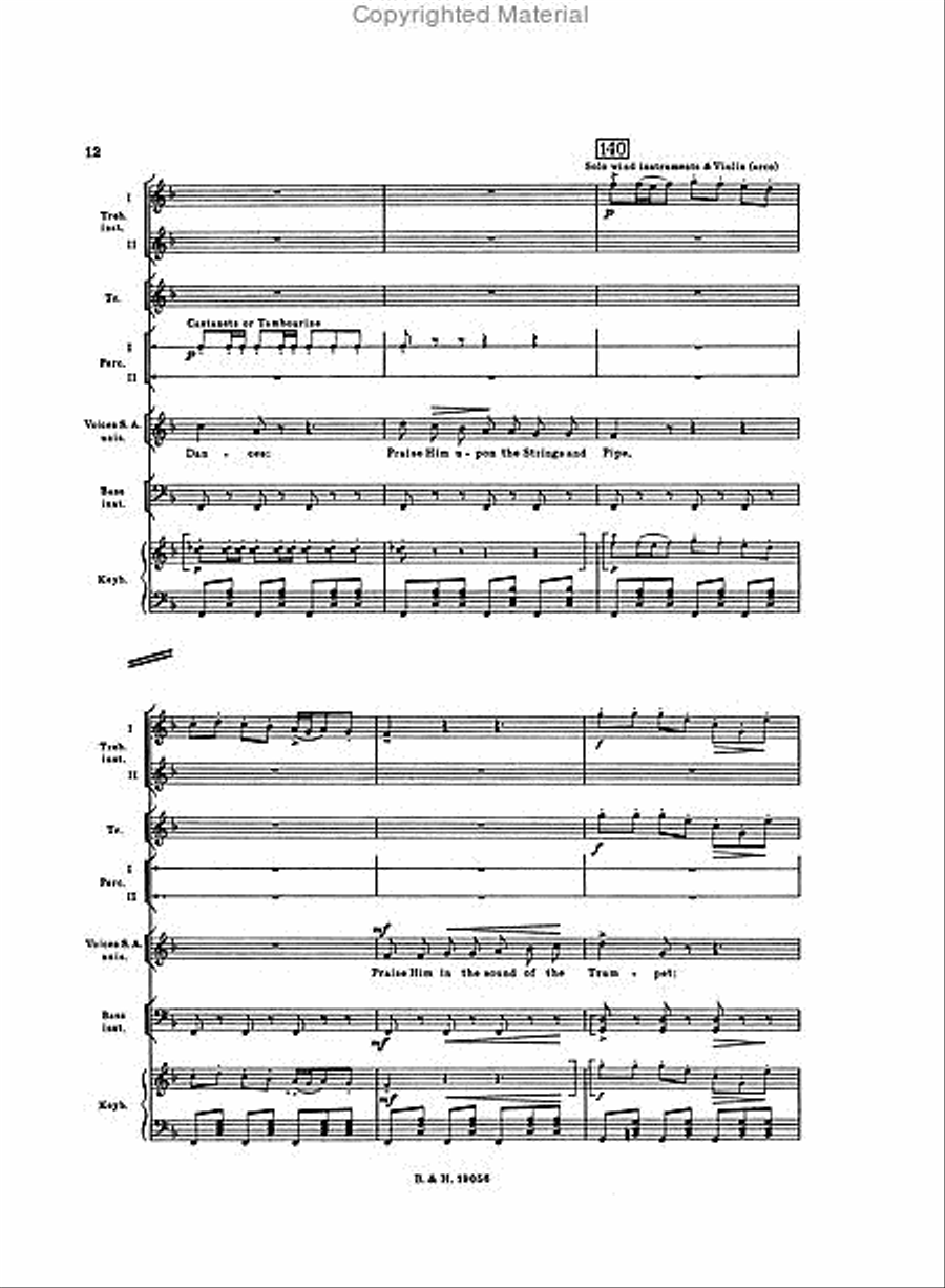 Psalm 150, Op. 67 Choir scores gallery preview page 6