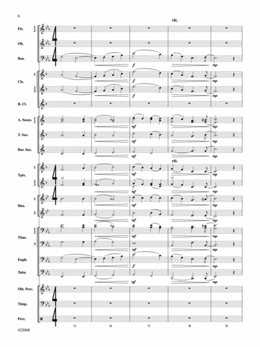 Colonial Song: Score