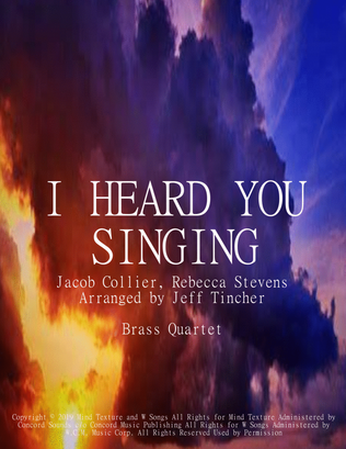 Book cover for I Heard You Singing