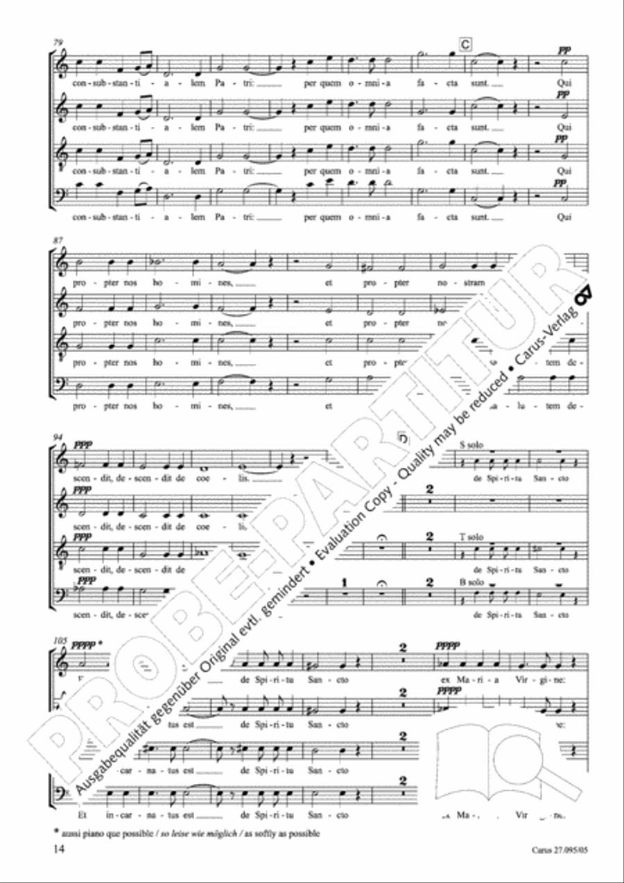 Messe solennelle de sainte Cecile Messe solennelle de sainte Cecile STB scores gallery preview page 15