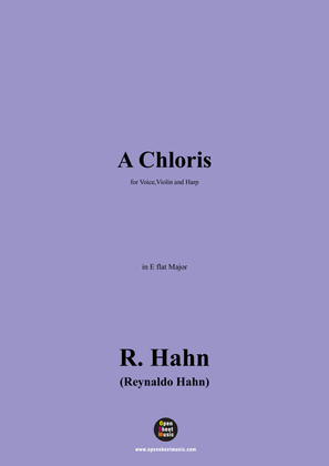 R. Hahn-A Chloris,in E flat Major