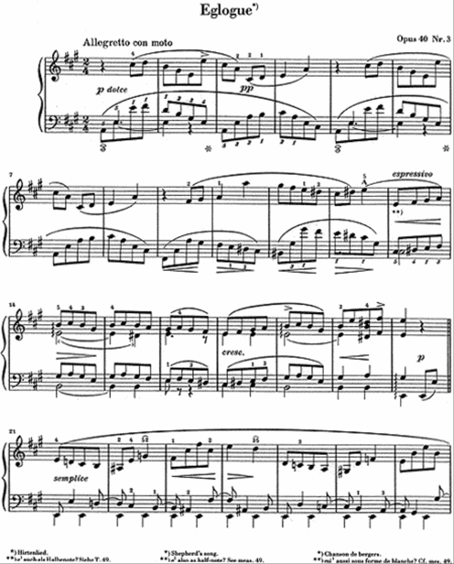 Selected Piano Works – Character Pieces