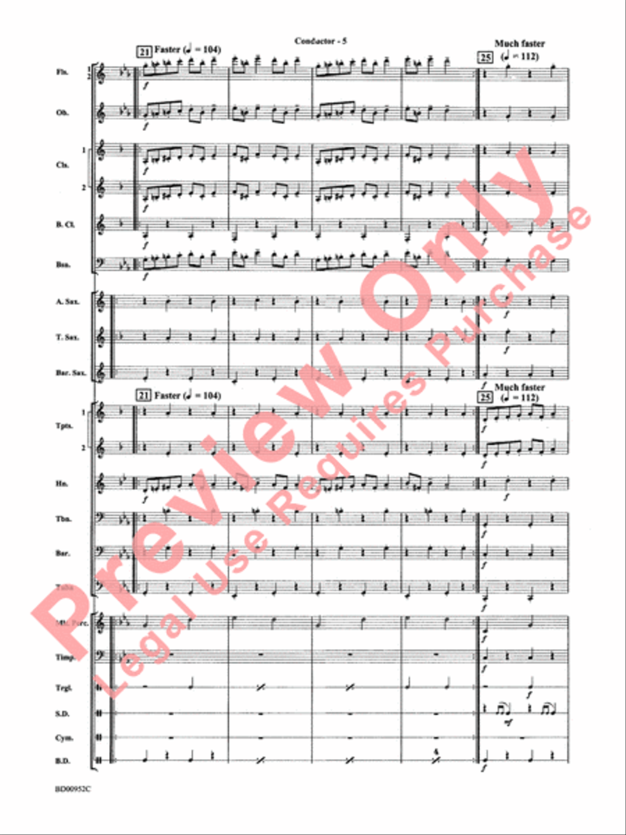 In the Hall of the Mountain King Concert Band scores gallery preview page 8