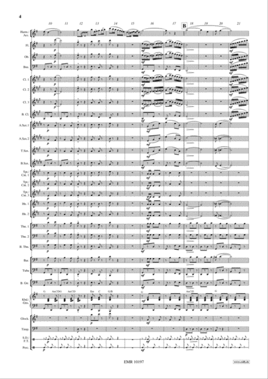3 Sketches Concert Band scores gallery preview page 5