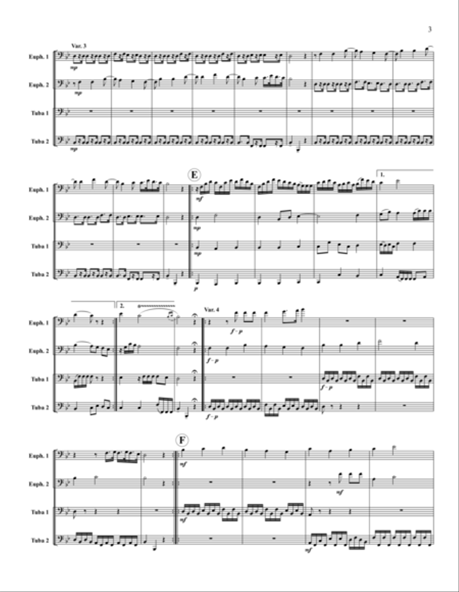 Four Quartets EETT scores gallery preview page 4