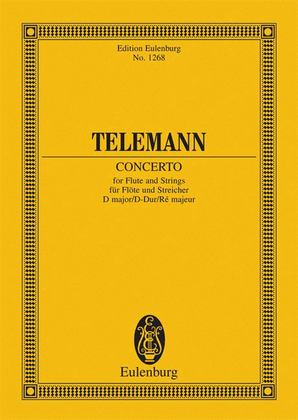 Book cover for Flute Concerto D Maj
