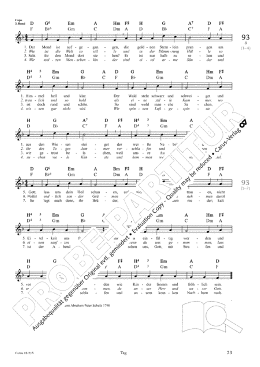 Gitarrenbuch zum Gotteslob Guitar scores gallery preview page 23