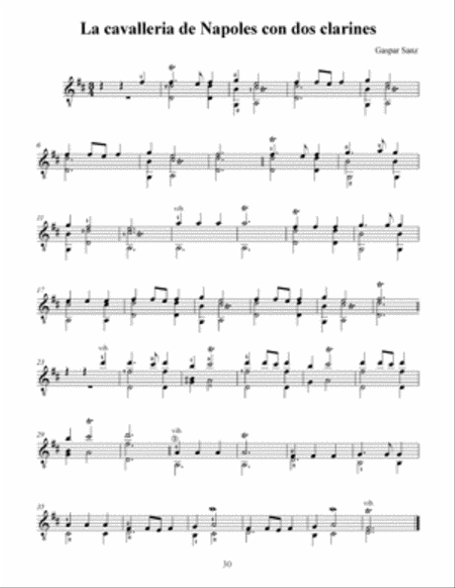 The Baroque Guitar in Spain and The New World Acoustic Guitar scores gallery preview page 3