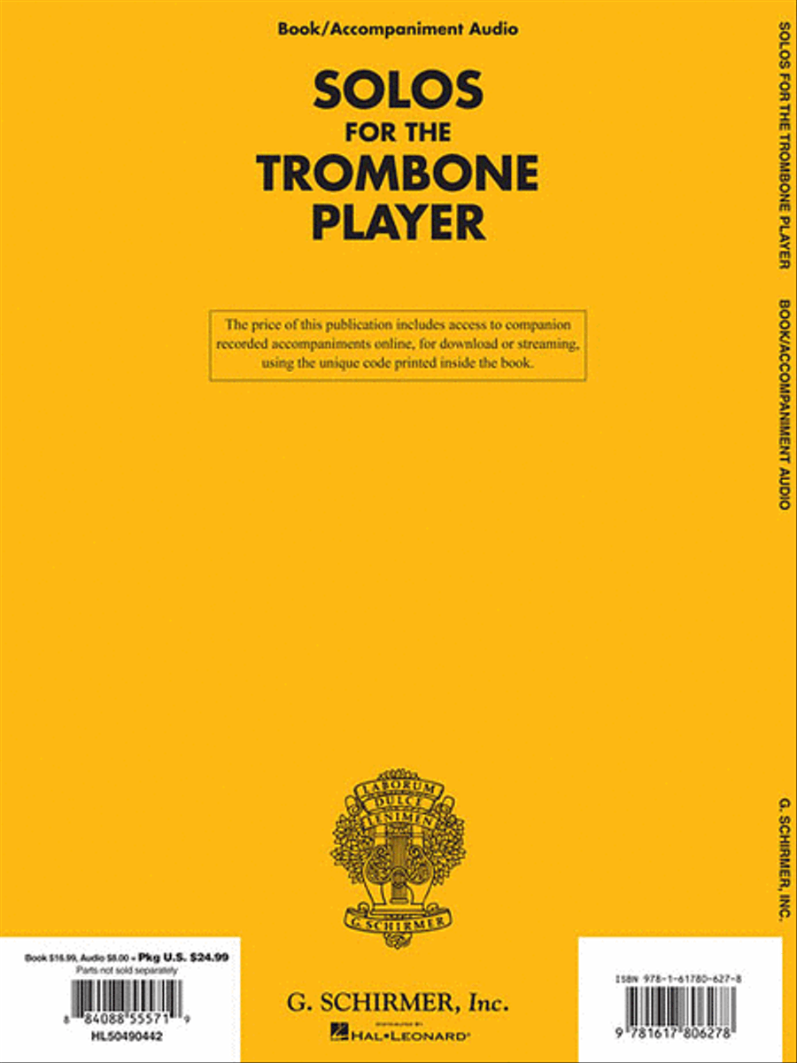 Solos for the Trombone Player Piano Accompaniment scores gallery preview page 2