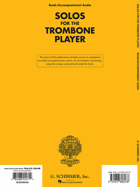 Solos for the Trombone Player image number null