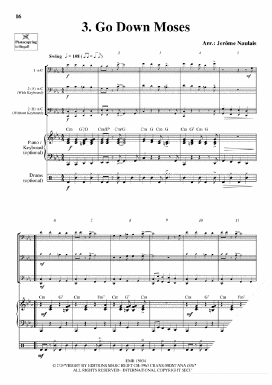 Trombone Duets Vol. 5 Trombone Duet scores gallery preview page 5
