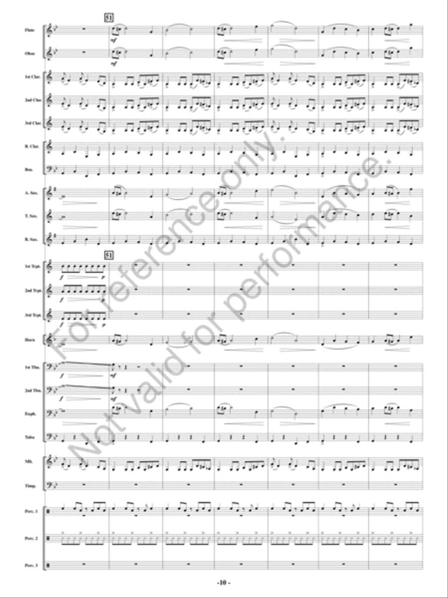 Full Throttle Concert Band scores gallery preview page 9