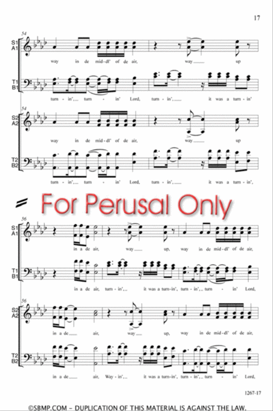 Ezekiel - SATB Double Choir Octavo 4-Part scores gallery preview page 17