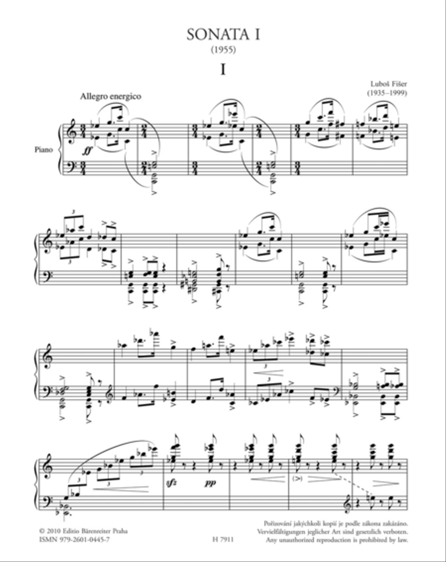 Sonata I für Klavier Sonata I für Klavier Piano Solo scores gallery preview page 2