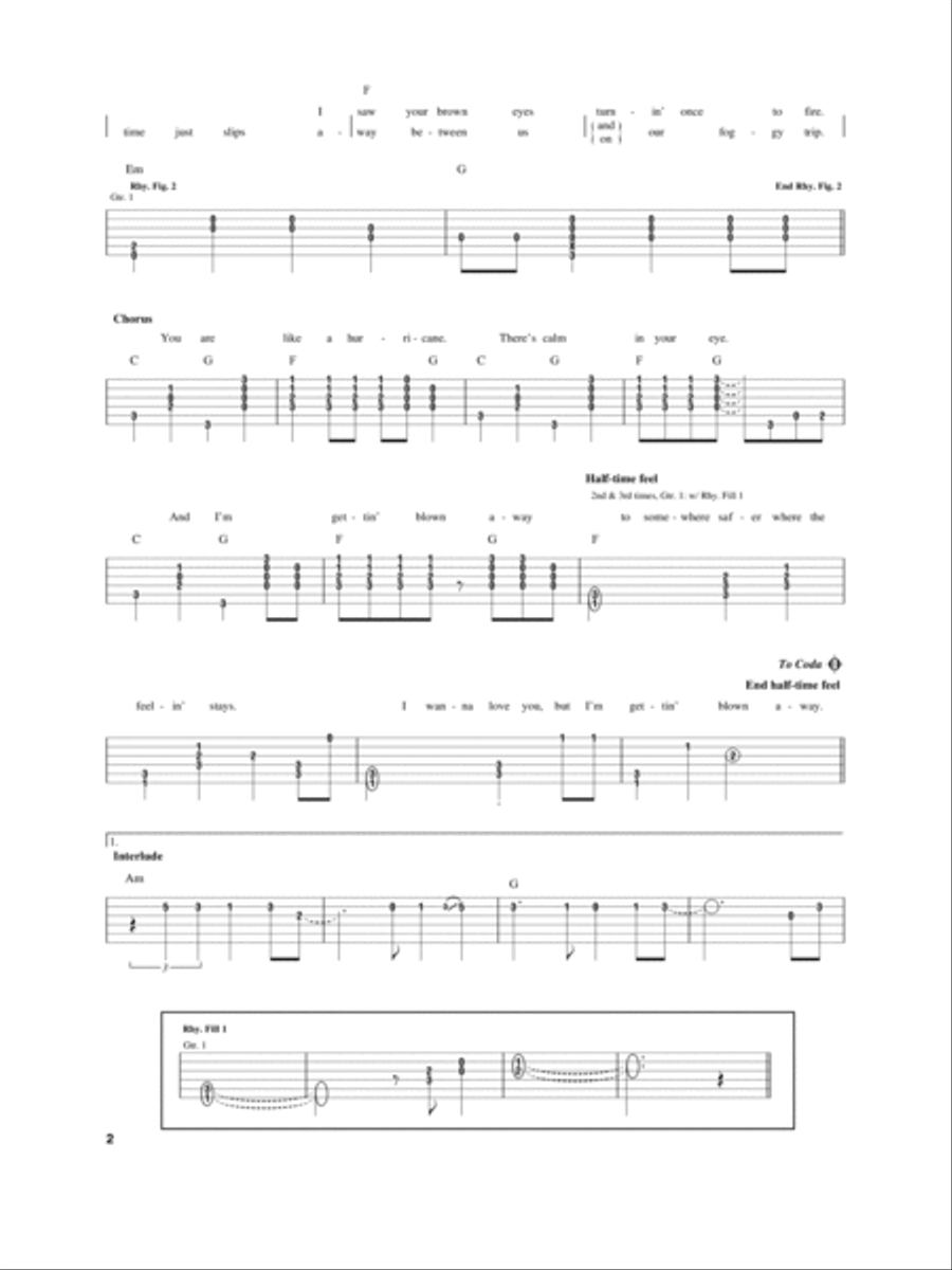Like A Hurricane Like A Hurricane Guitar scores gallery preview page 2