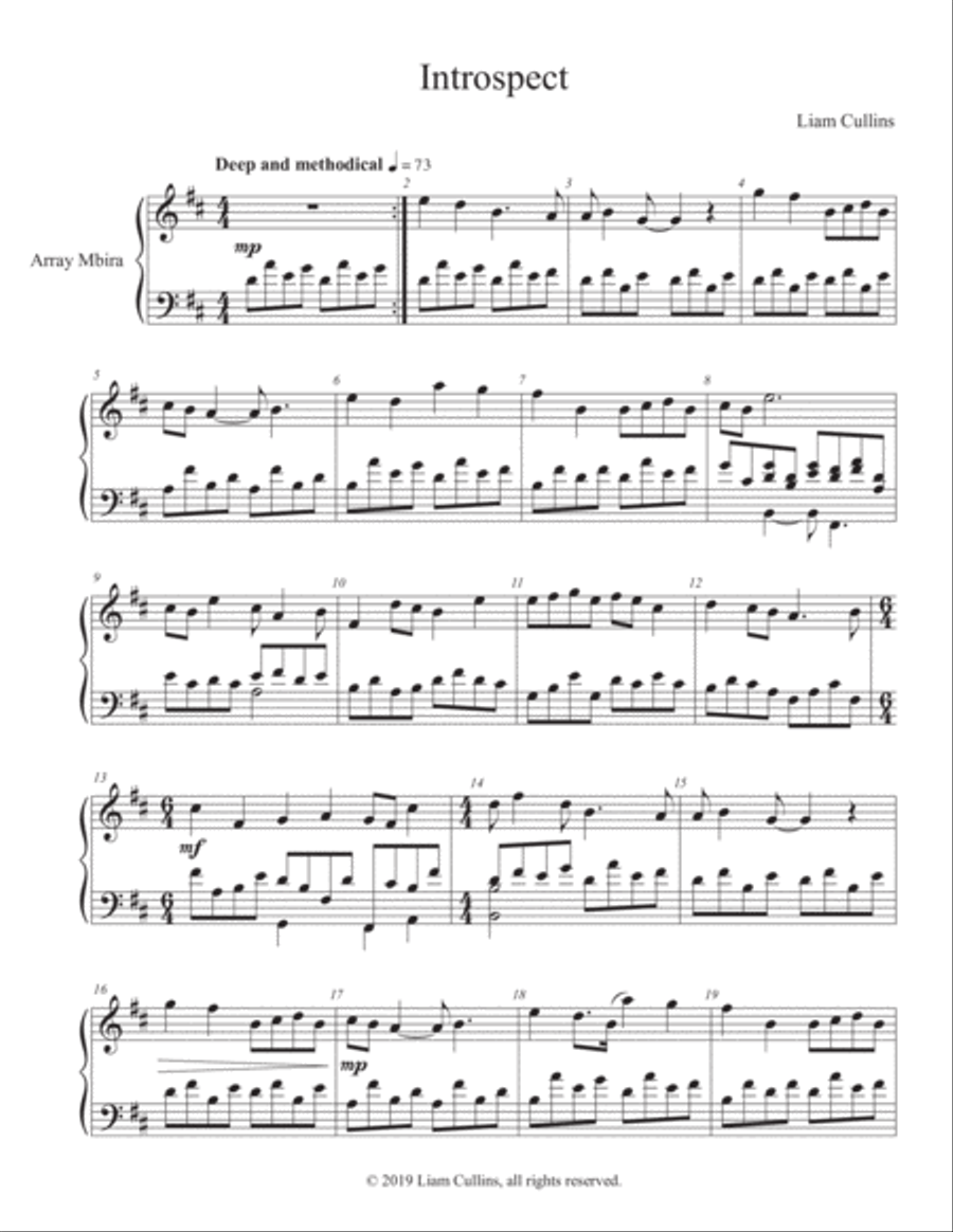Introspect Introspect Small Ensemble scores gallery preview page 1