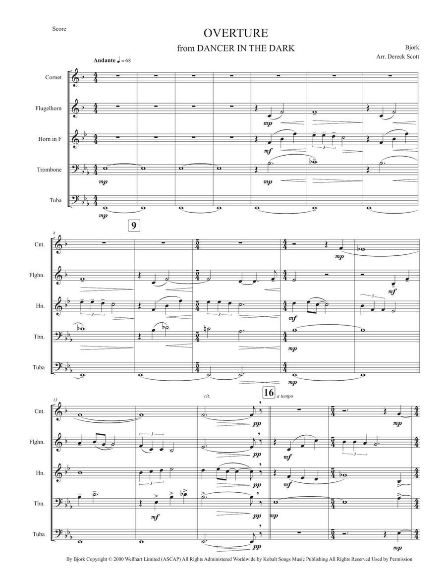 Overture Brass Ensemble scores gallery preview page 1