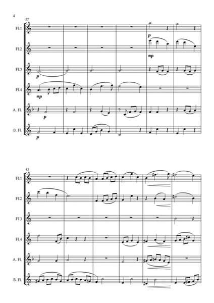"Valse Sentimentale" Original for Flute Choir image number null