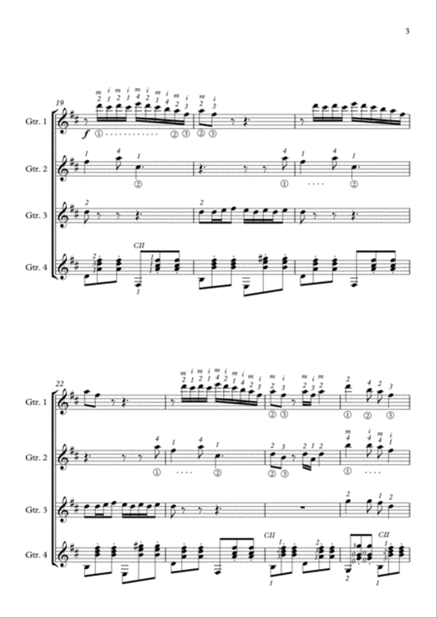 Army Dreamers Guitar Solo scores gallery preview page 3