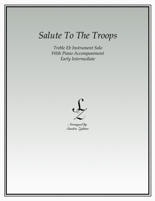 Salute To The Troops (treble Eb instrument solo)