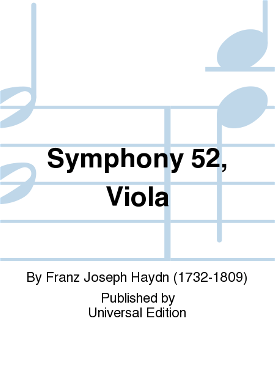 Symphony 52, Viola Viola scores gallery preview page 1