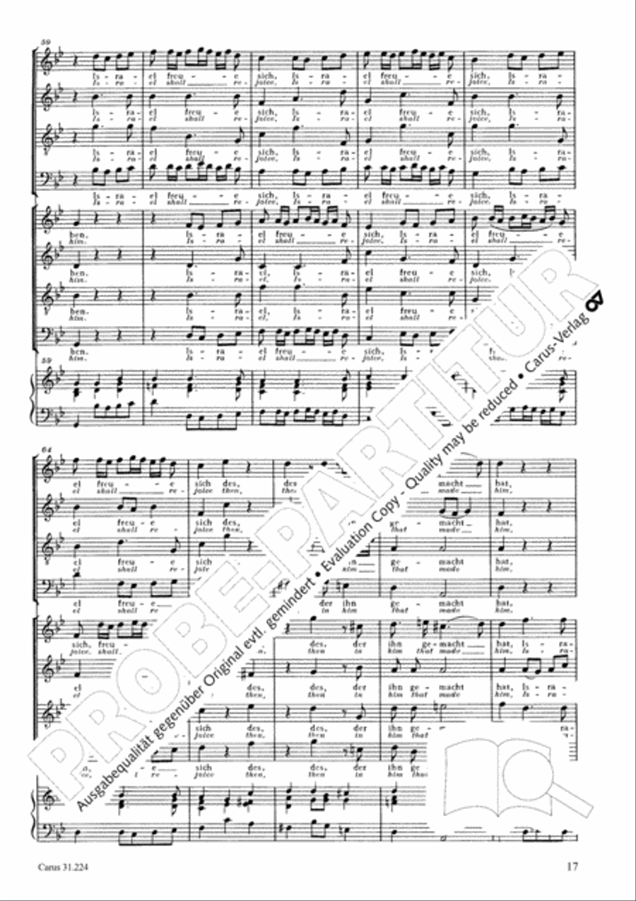 The Complete Motets (Samtliche Motetten) Choir scores gallery preview page 18