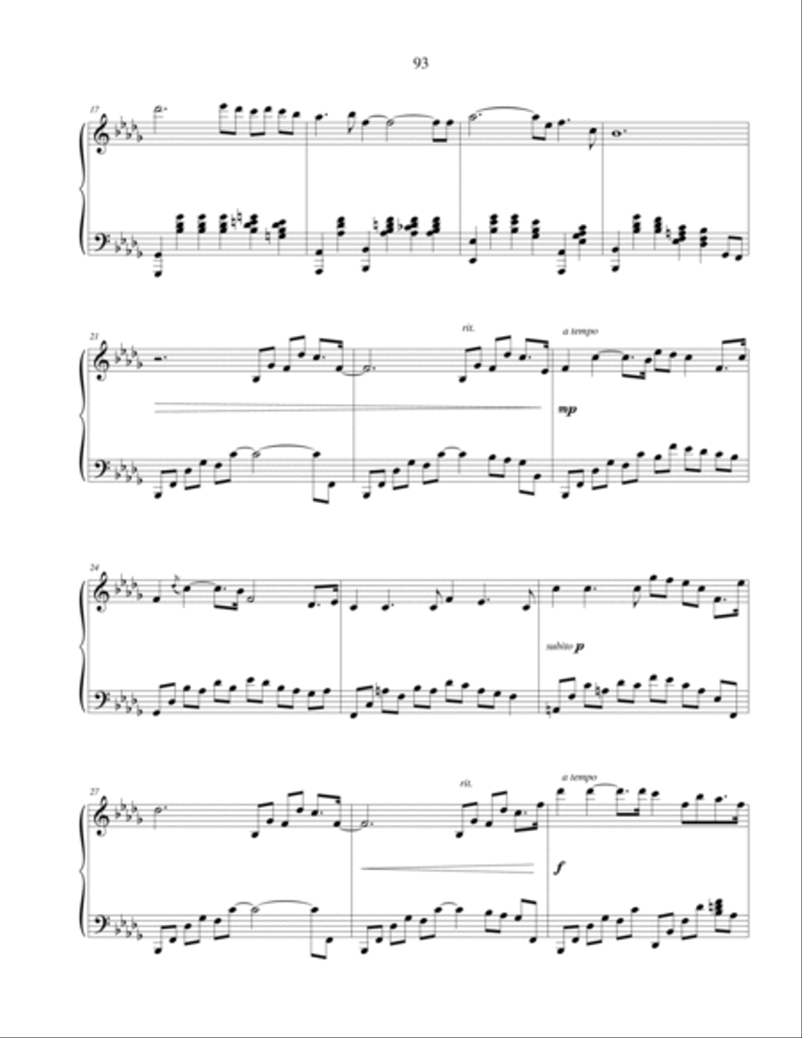 Ballade in Bb Minor, piano solo Piano Solo scores gallery preview page 3