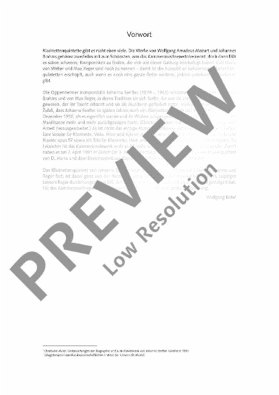 Quintet Clarinet scores gallery preview page 2