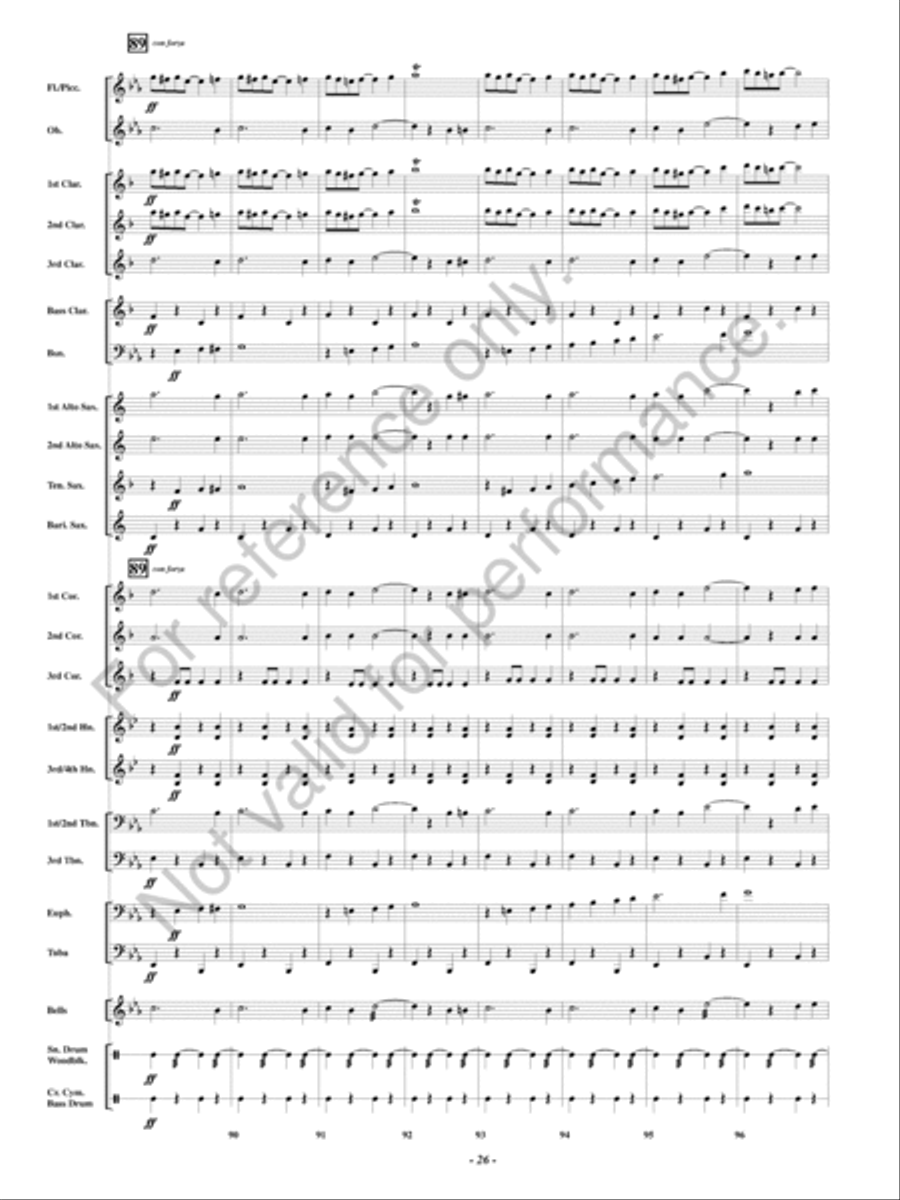 The Huntress Concert Band scores gallery preview page 27