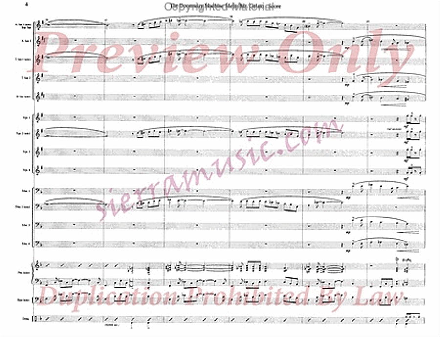 The Doomsday Machine Meets Mr. Gelato Jazz Ensemble scores gallery preview page 5