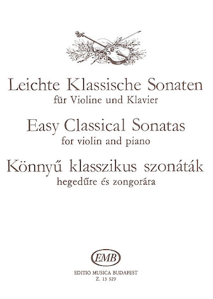 Book cover for Easy Classical Sonatas