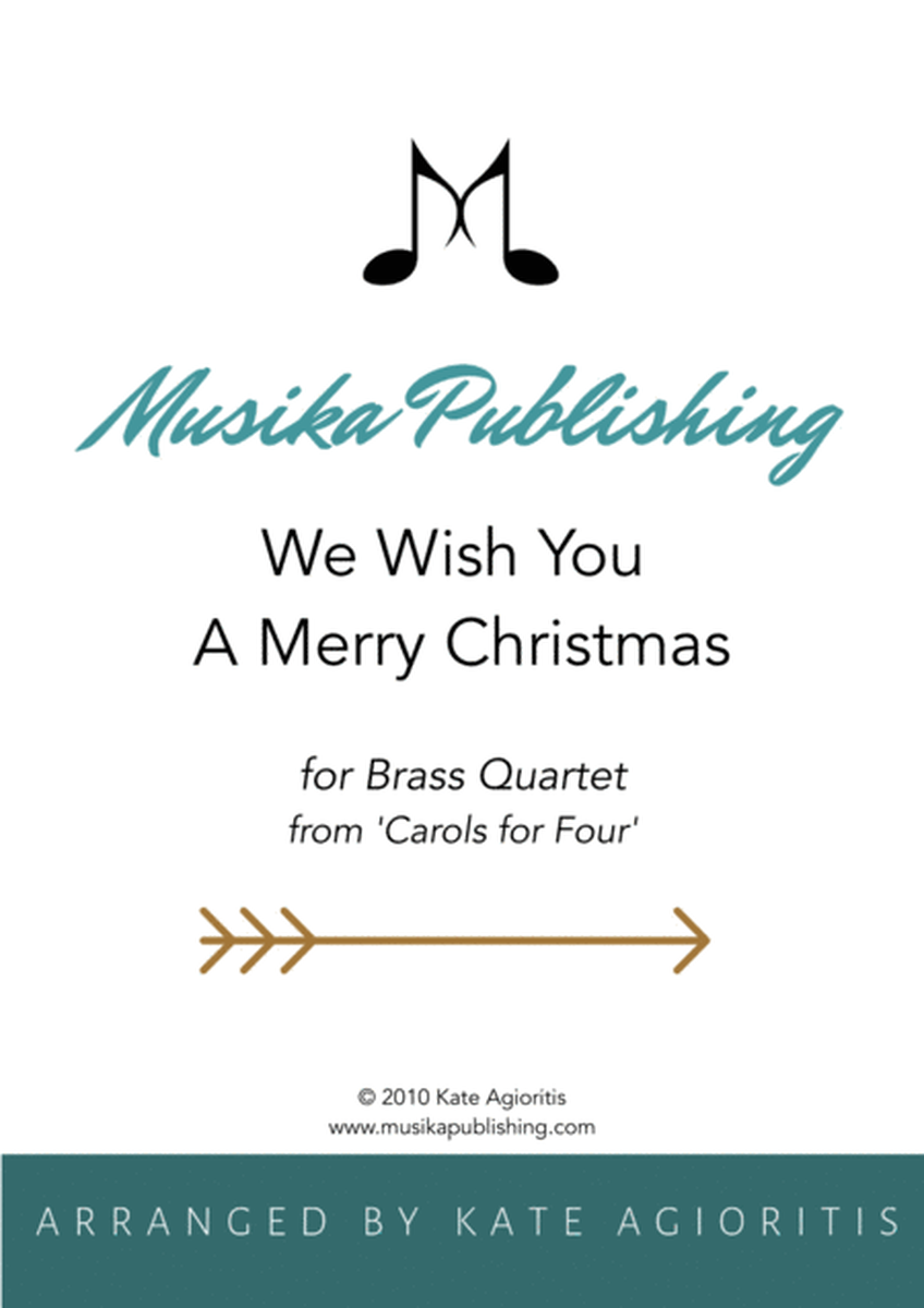 We Wish You A Merry Christmas - Brass Quartet image number null