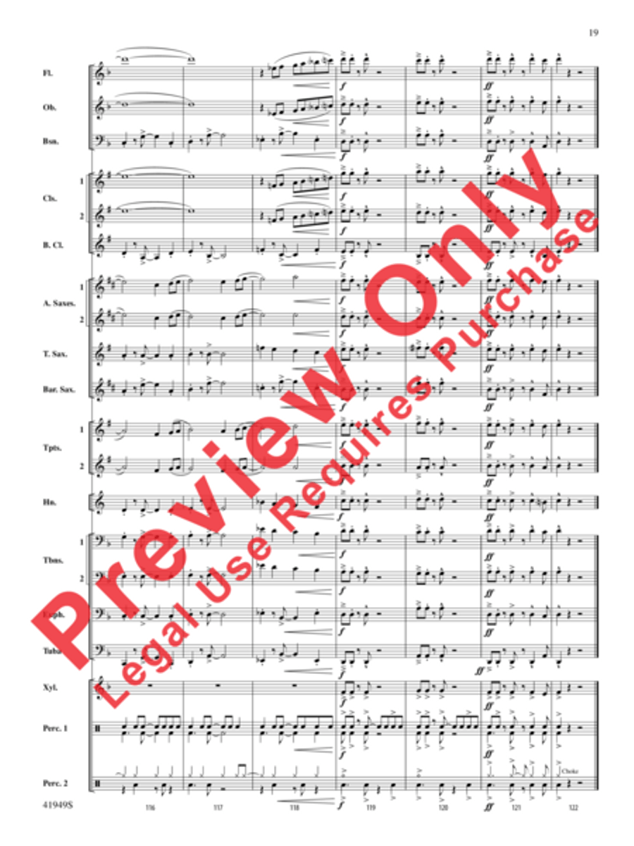 Camino del Sol Concert Band scores gallery preview page 20