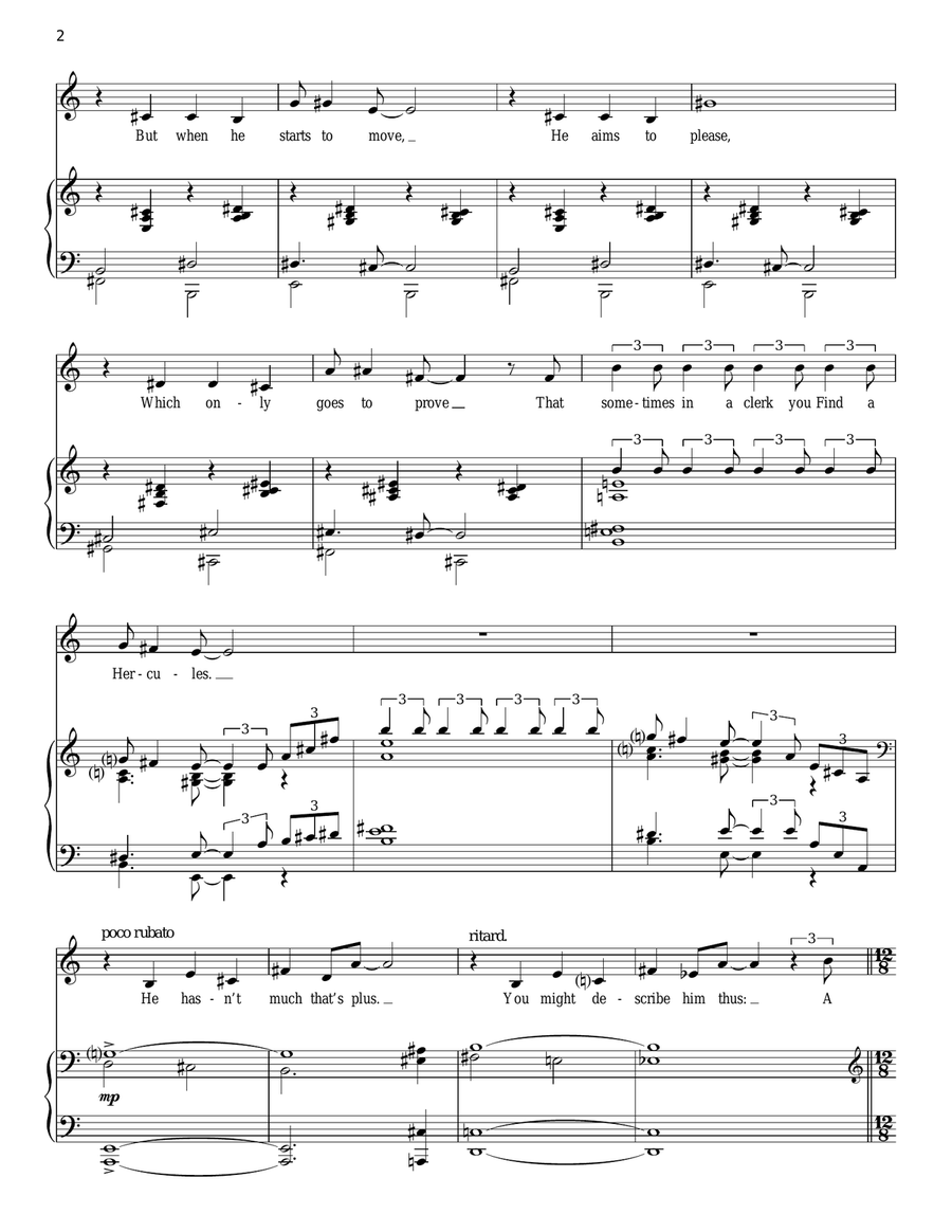 Can That Boy Foxtrot! Piano, Vocal scores gallery preview page 2