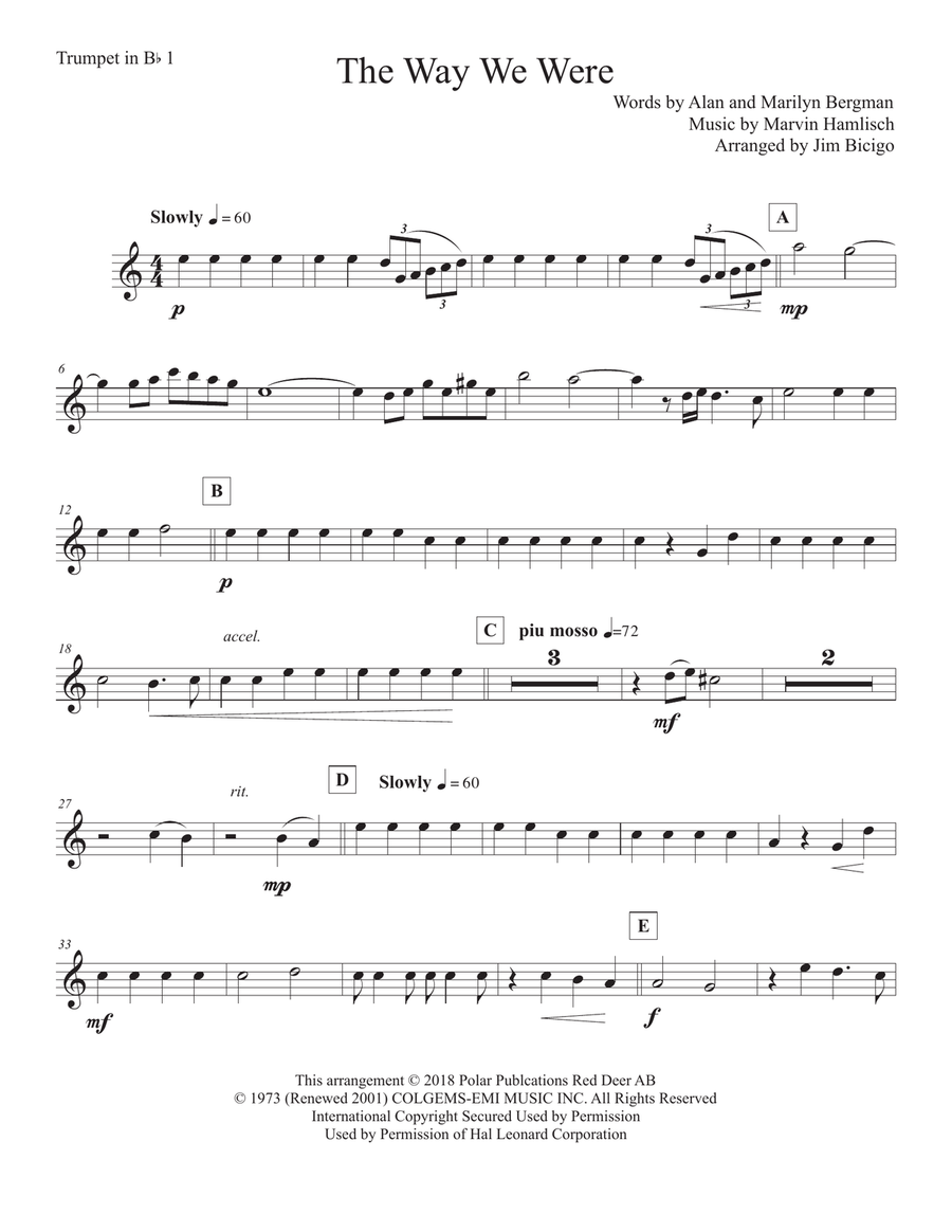 The Way We Were The Way We Were School and Community scores gallery preview page 6