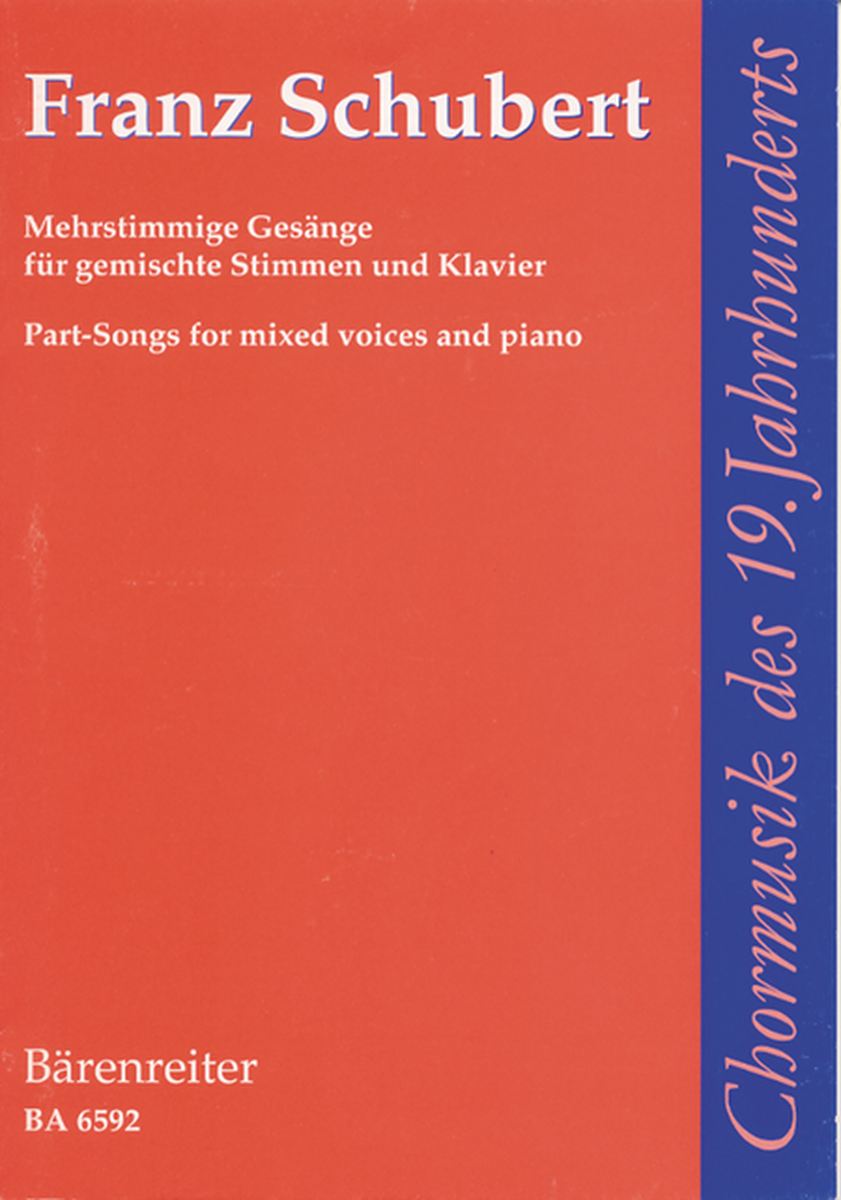Mehrstimmige Gesange for Mixed Voices and Piano
