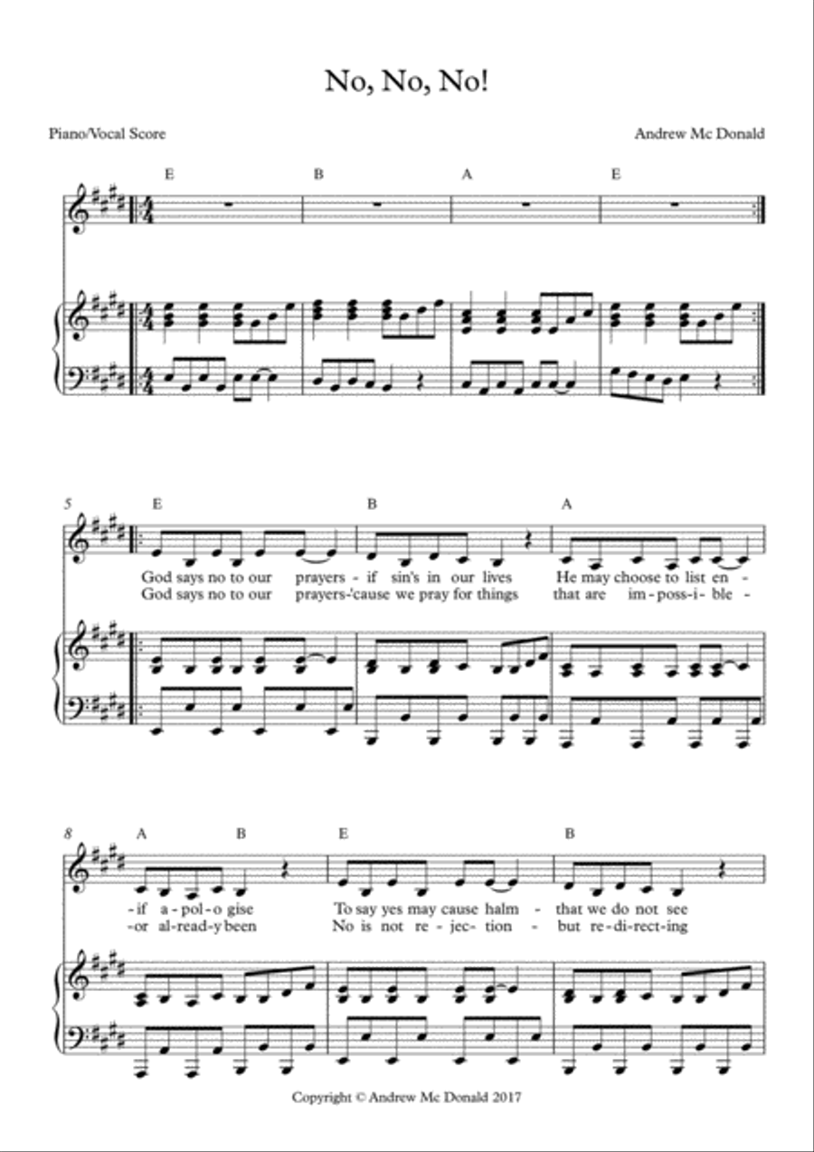 No,No,No! Voice scores gallery preview page 2