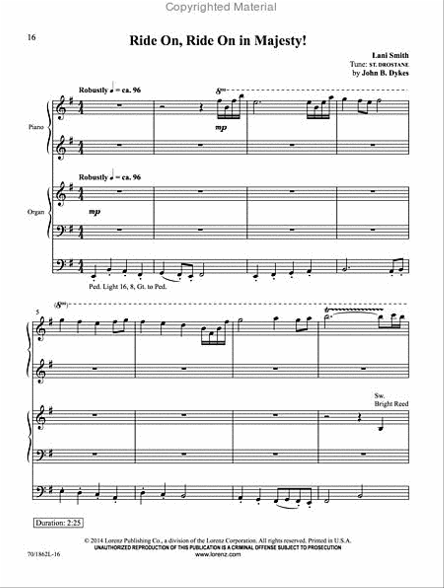 From Grave to Glory Organ scores gallery preview page 5