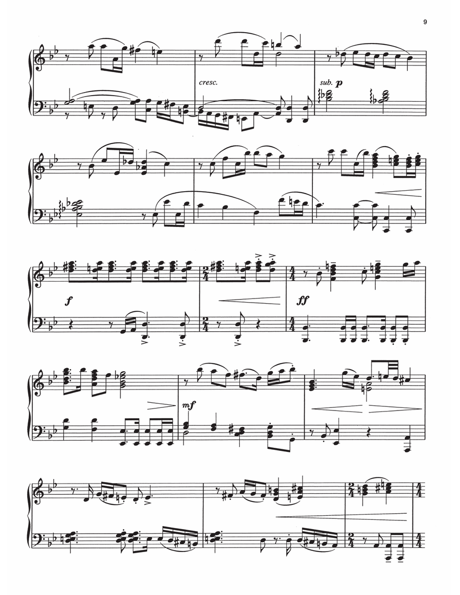 Journey To The Island (from Jurassic Park) Piano Solo scores gallery preview page 2