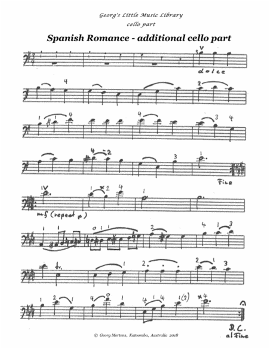 Additional Melody to 