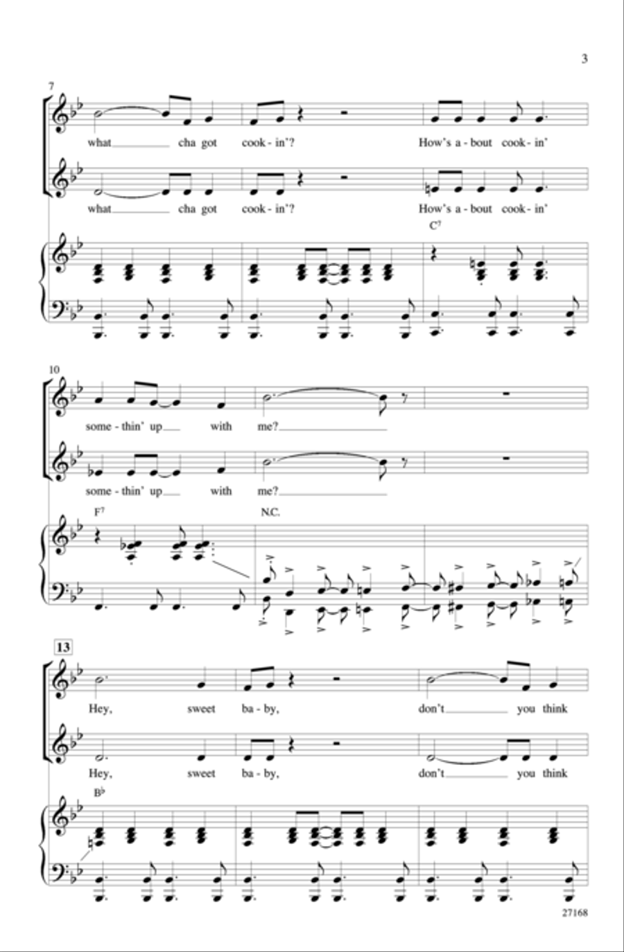 Hey, Good Lookin' 2-Part scores gallery preview page 3
