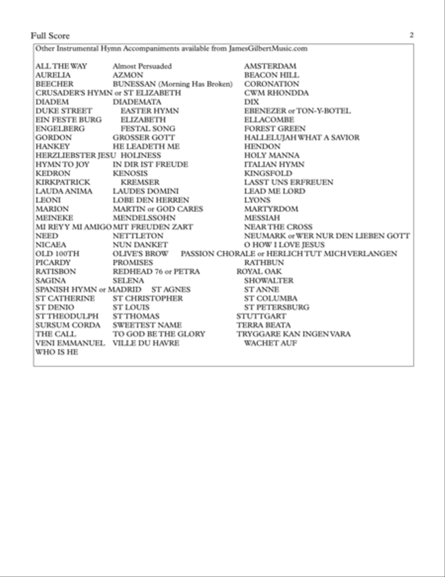 ITALIAN HYMN (Come Thou Almighty King) Small Ensemble scores gallery preview page 3