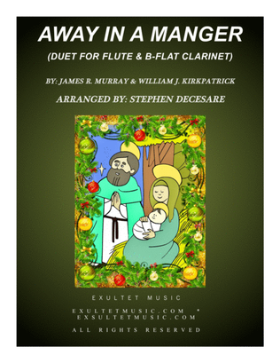 Book cover for Away In A Manger (Duet for Flute and Bb-Clarinet)