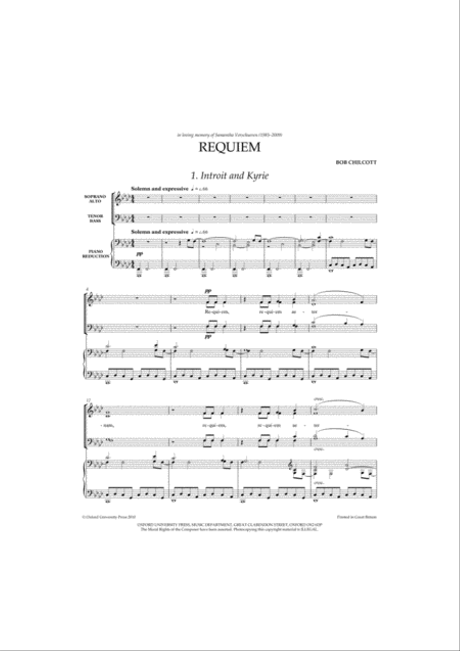 Requiem Requiem 4-Part scores gallery preview page 2