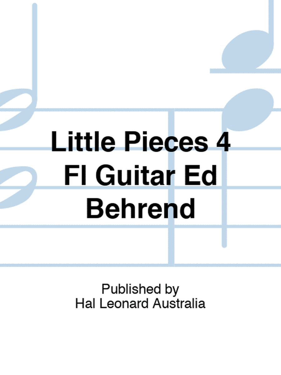 Mozart - 4 Little Pieces For Flute/Guitar